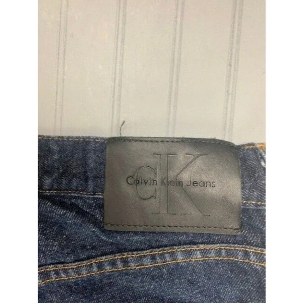 Calvin Klein Size 32x32 Mens Jeans Cotton (Actual Inseam 28.5) Relaxed Leg